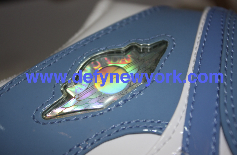 patent leather blue jordans