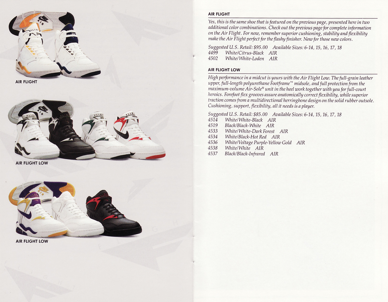 nike air flight 2010