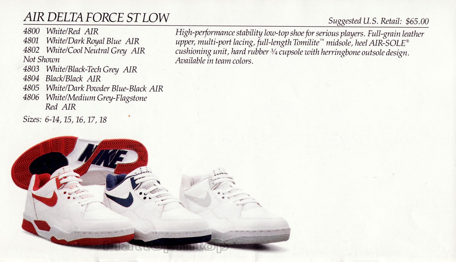 nike air delta force 1989