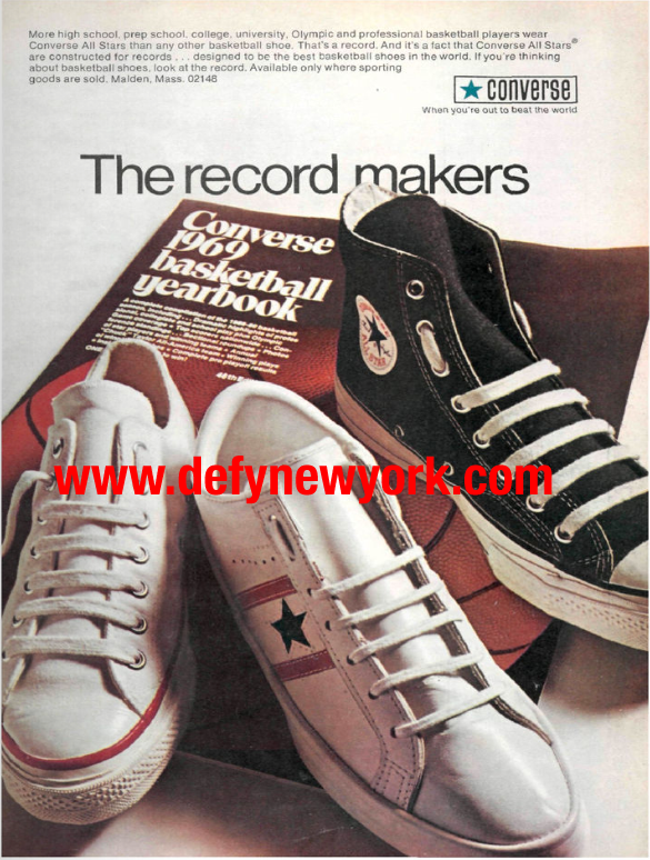 Converse All Star Basketball Shoes Made In The U.S.A. USA 1969