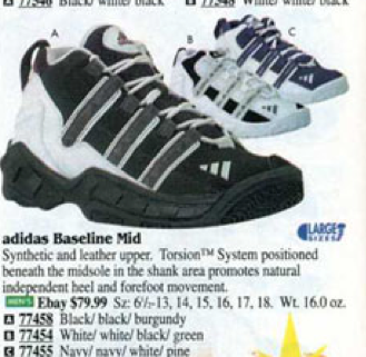 Remolque Vago carga Adidas Baseline Mid Basketball Shoe 1996