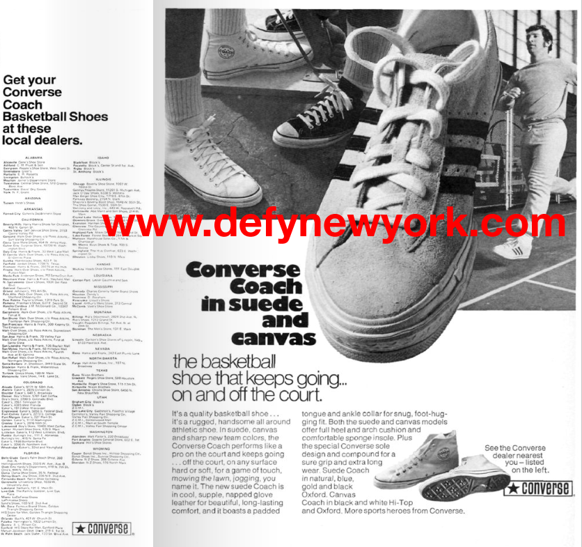 Converse Coach Suede & Canvas Made In The U.S.A. 1971