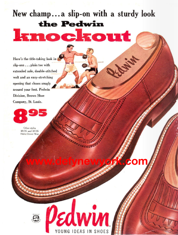 Pedwin Knockout Shoes 1955