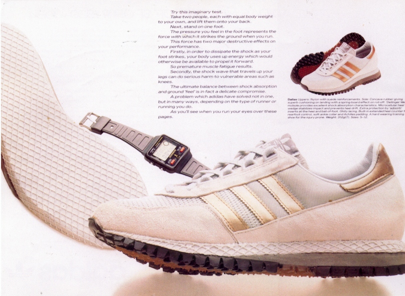 Pequeño Adición Mal Adidas Dallas Running Shoe 1985
