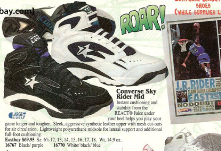 Converse Sky Rider Mid Basketball Shoe React Juice 1994