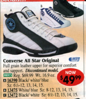 Converse All Star Original 1998