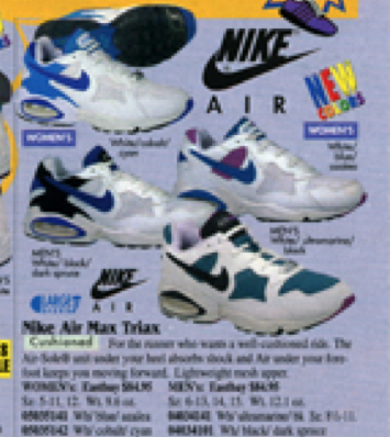 Supermarkt pellet vuist Nike Air Max Triax 1994