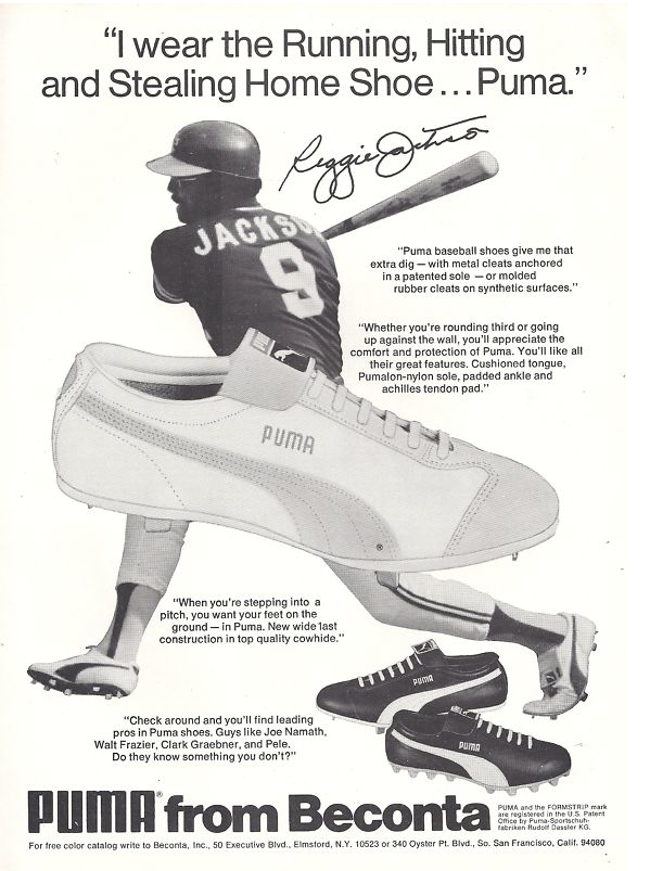 Puma Reggie Jackson Baseball Cleats 1974