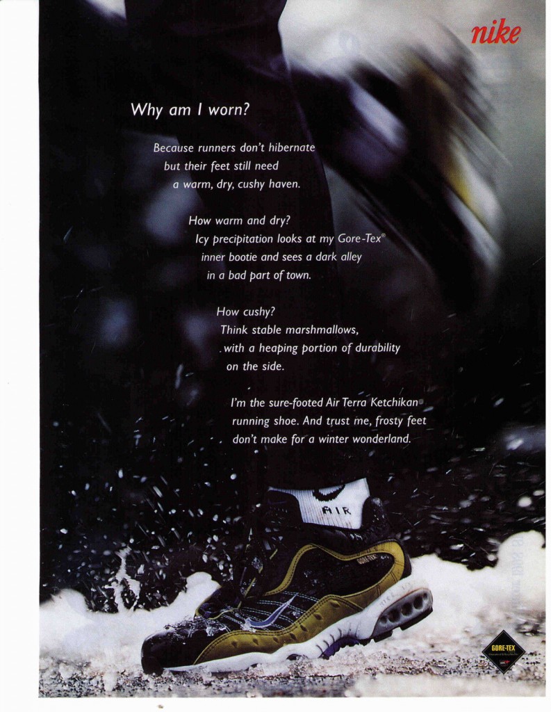 1998 Nike 'Why am I Worn Series Air Terra Ketchikan