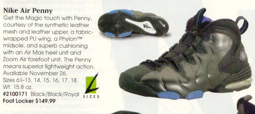penny hardaway shoes 1998