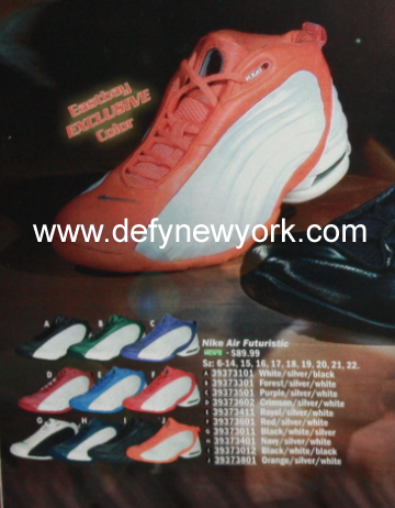menta Suponer obispo Nike Air Futuristic Basketball Sneaker 2001