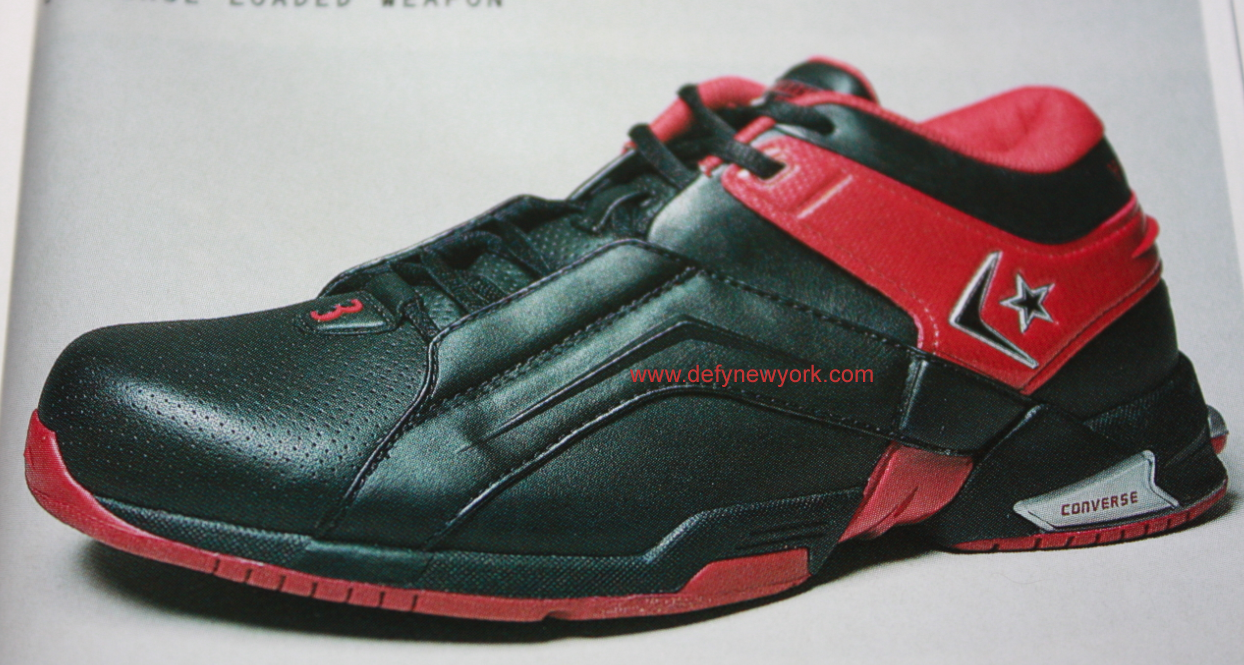 Converse Loaded Weapon Dwayne Wade Black/Red Basketball Sneaker 2004