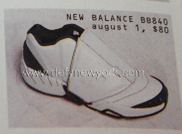 New Balance BB840 Basketball Shoe 2002