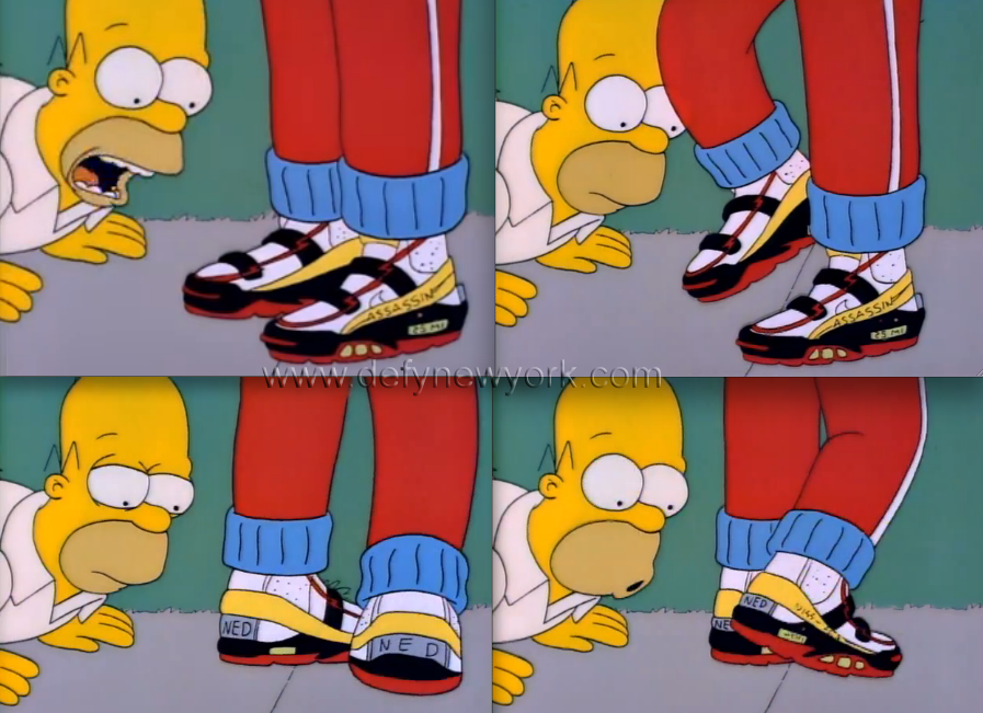 The Simpson's Know: Nike Sneakers 1991