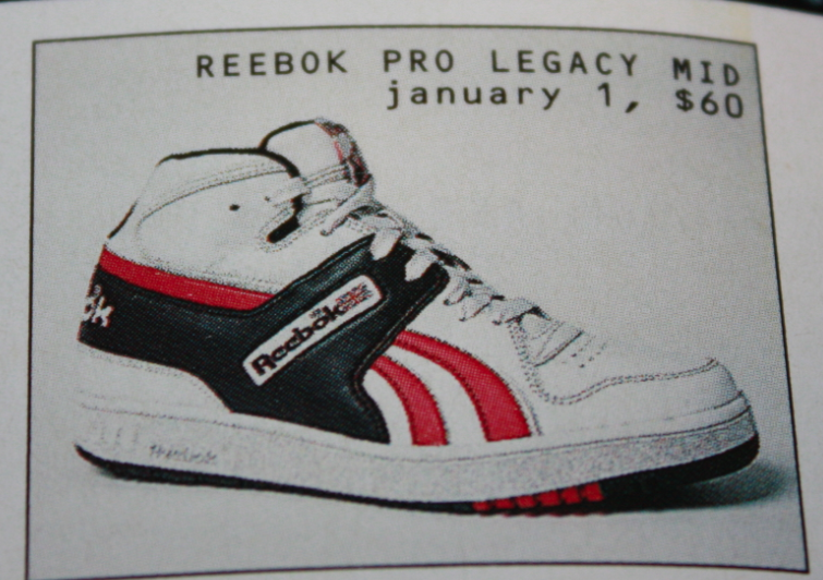 Reebok Pro Legacy Mid Basketball Shoe White Black Red Retro 2002