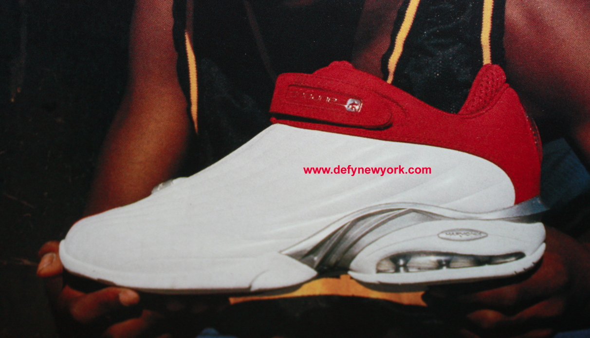 Desire Basketball Shoe White Red 2002
