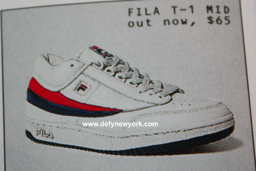 FILA T1 Mid Tennis Shoe Retro 2002
