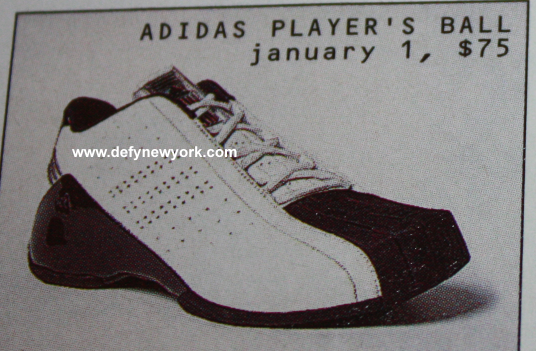 Adidas Player's Ball Basketball Shoe 2003
