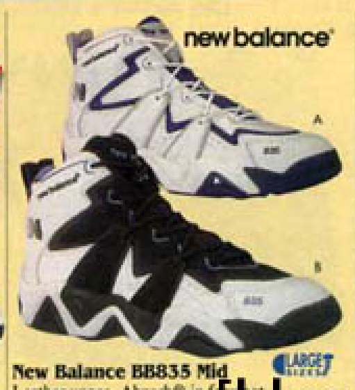 New Balance BB835 Mid Basketball Shoe 1995