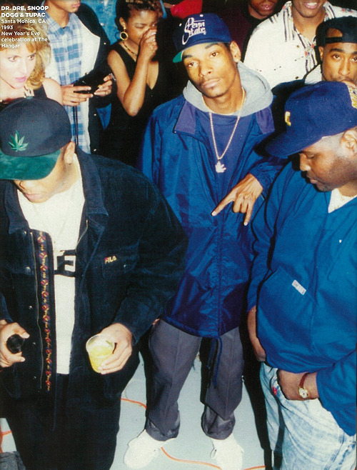 Dr. Dre Sports A FILA Jacket And Weed Hat With Suede Brim 1993 : DeFY ...