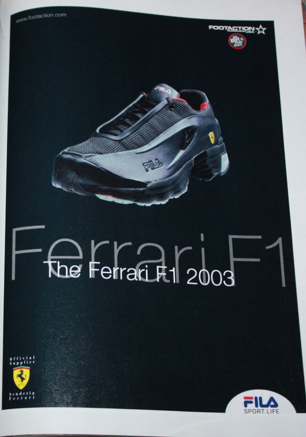 Embryo Interesseren Vaarwel FILA Ferrari F1 Sneaker Black 2003