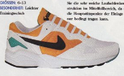 Skylon TC Running Shoe White Orange Teal 1993