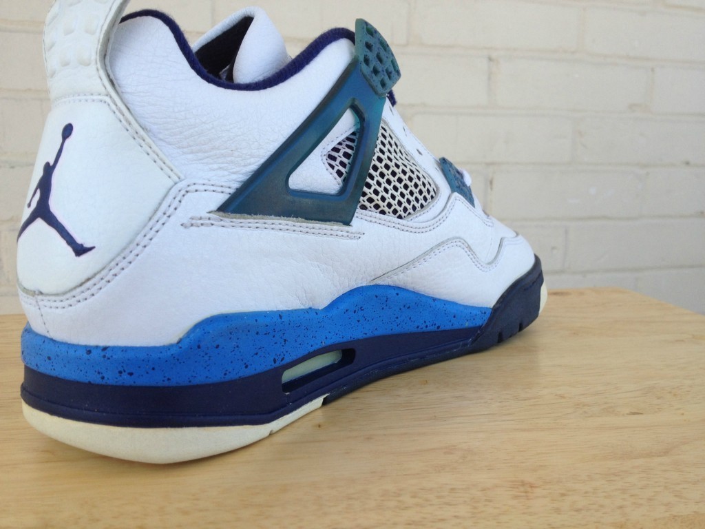 jordan iv 1998 sample blue rare 12