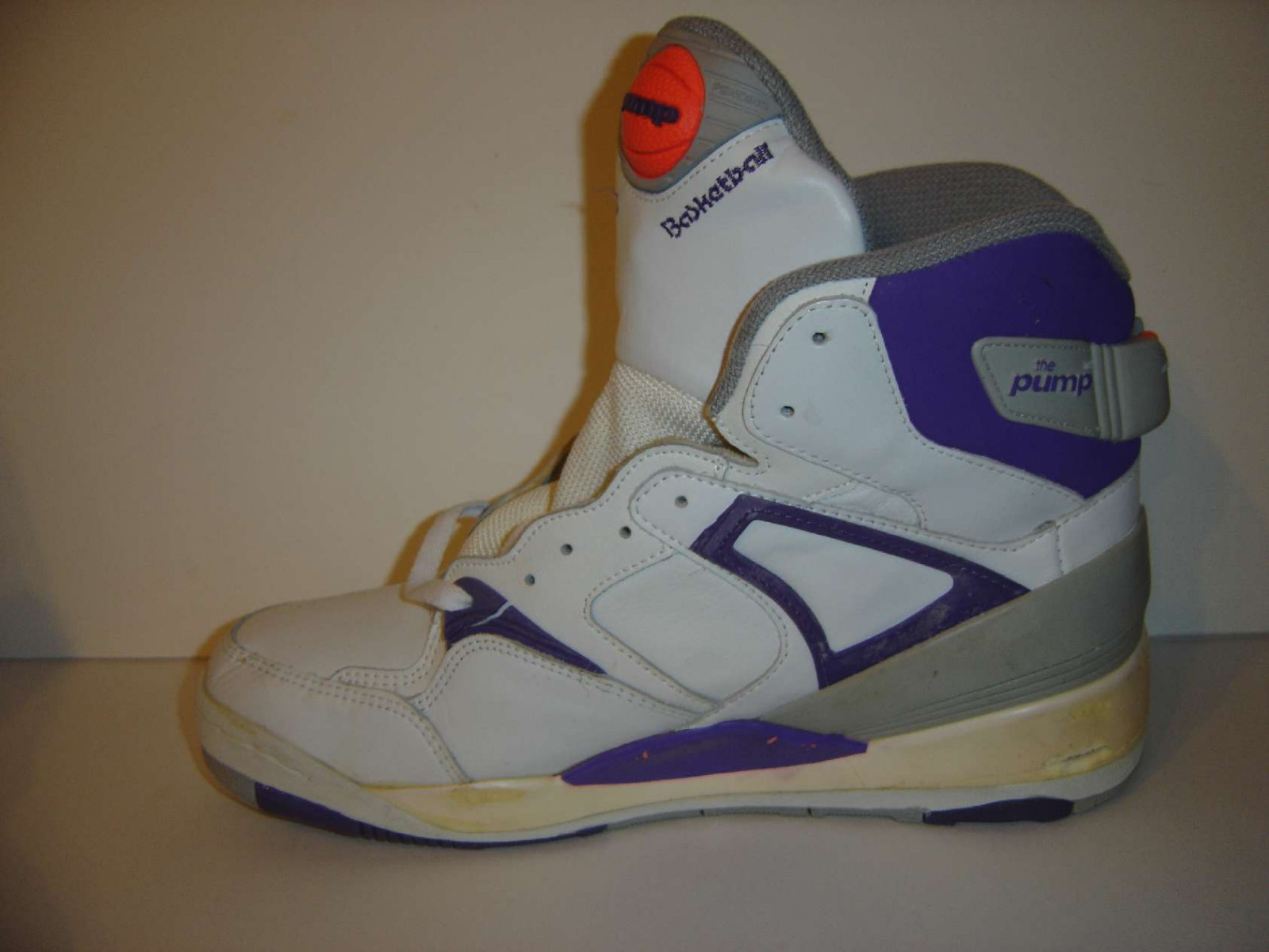 Reebok Premier Edition Basketball Pump White Purple PE 1989