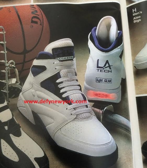 Light Up: L.A. Gear Leap Gear Tech Basketball Shoe Light Gear 1994 ...