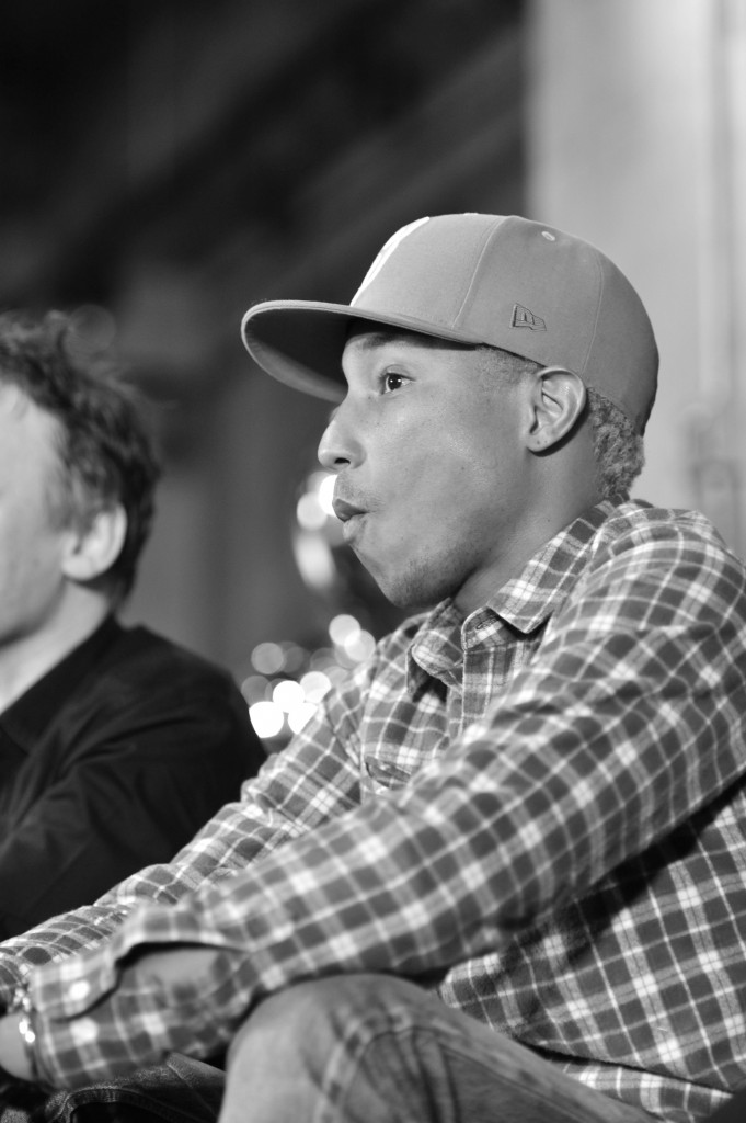 Pharrell Williams taking part in a Liberatum panel discussion_Contributor Liberatum