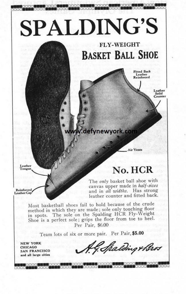 spalding 1929 basketball sneaker ad