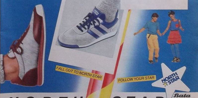 Northstar Sneakers By Bata 1983 | North star, Bata, Shoe advertising