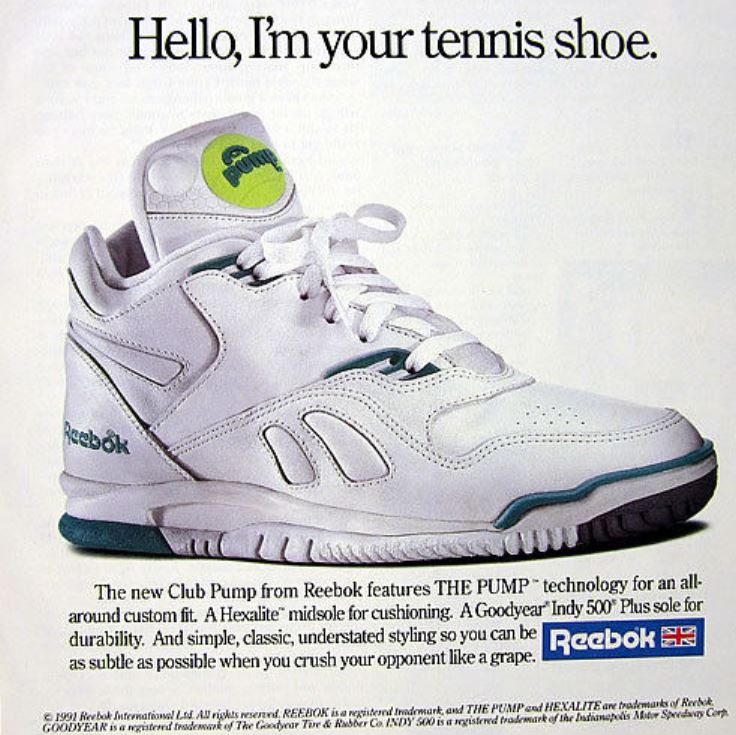 reebok pump 1991