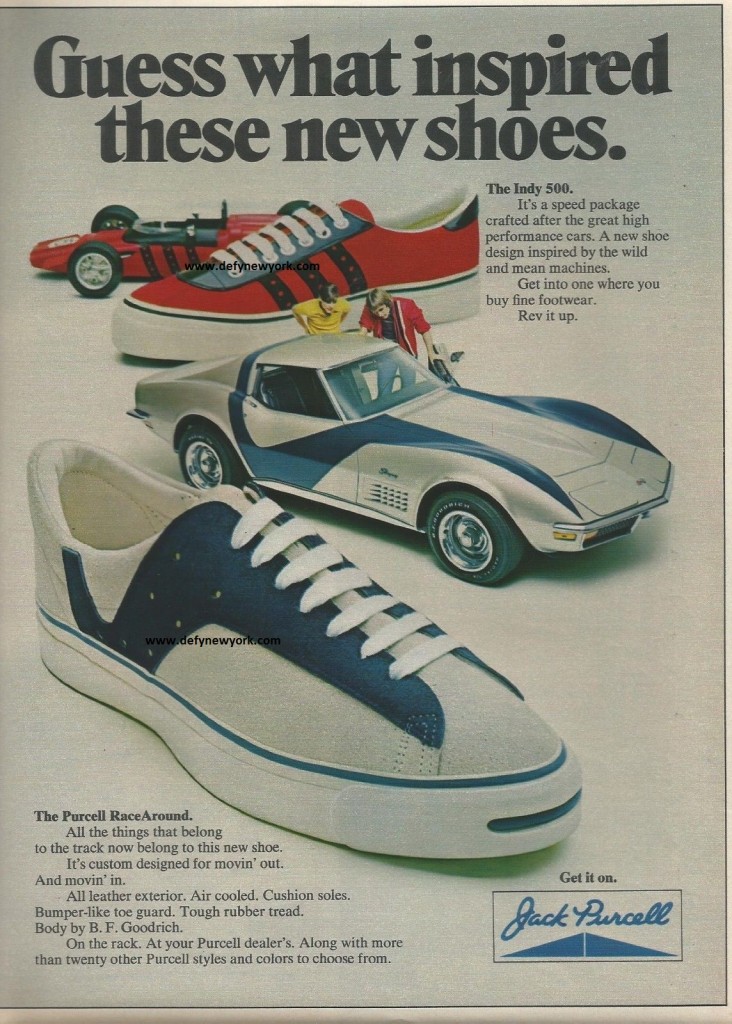 jack purcell race around sneakers 1972