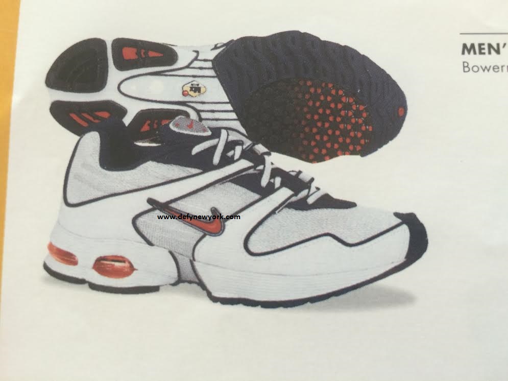 Nike Air Exeter Running Shoe White/Varsity Red- Obsidian 2000