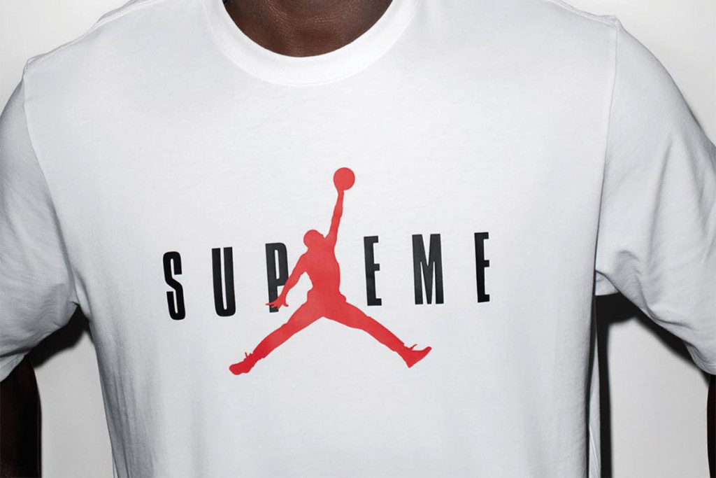 Michael Jordan Debut’s Jordan Brand x Supreme T Shirt