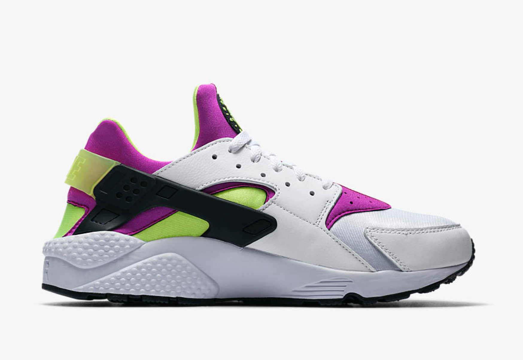 Nike Brings Back The Voltage Purple Hot Lime “Magenta” Huarache Runner ...