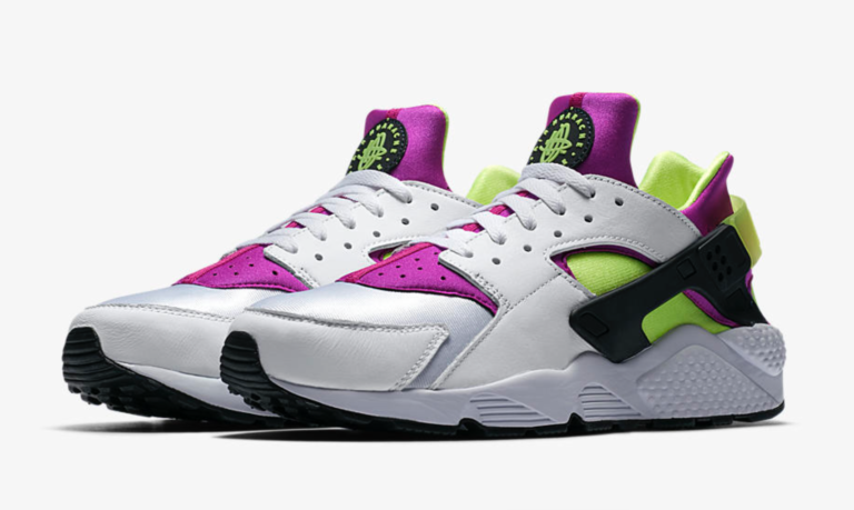 nike huarache lime green